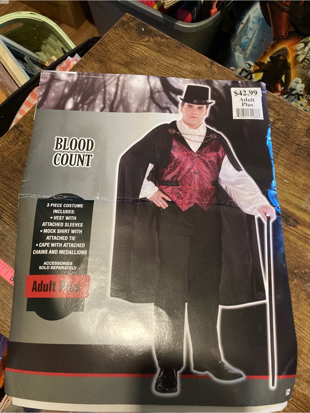 Amscan adult Blood Count cosplay